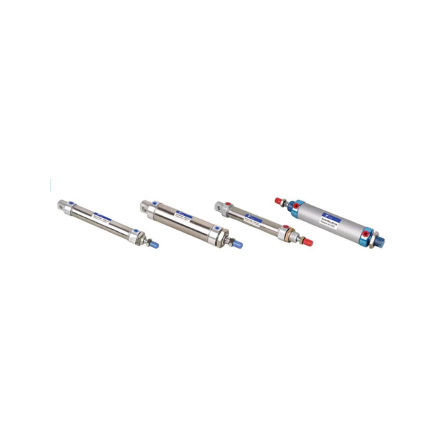 DSNU, minicylinder pneumatyczny ze stali nierdzewnej C85, aluminium ISO6432